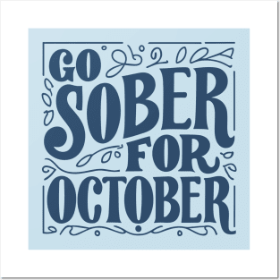 Go Sober For October Posters and Art